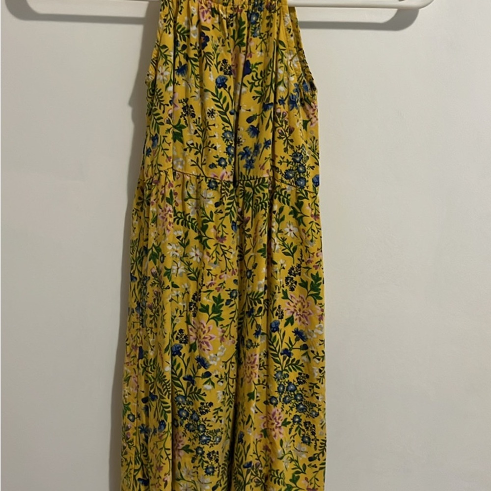 Old Navy Yellow Floral Dress